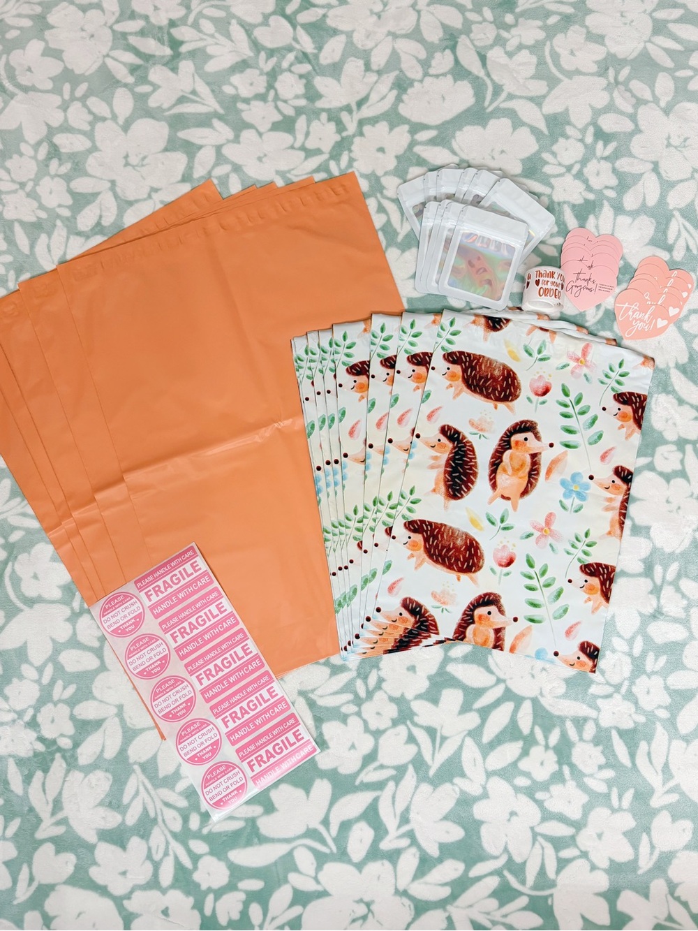 75 Piece Hedgehog Shipping Supply Bundle 🦔💌